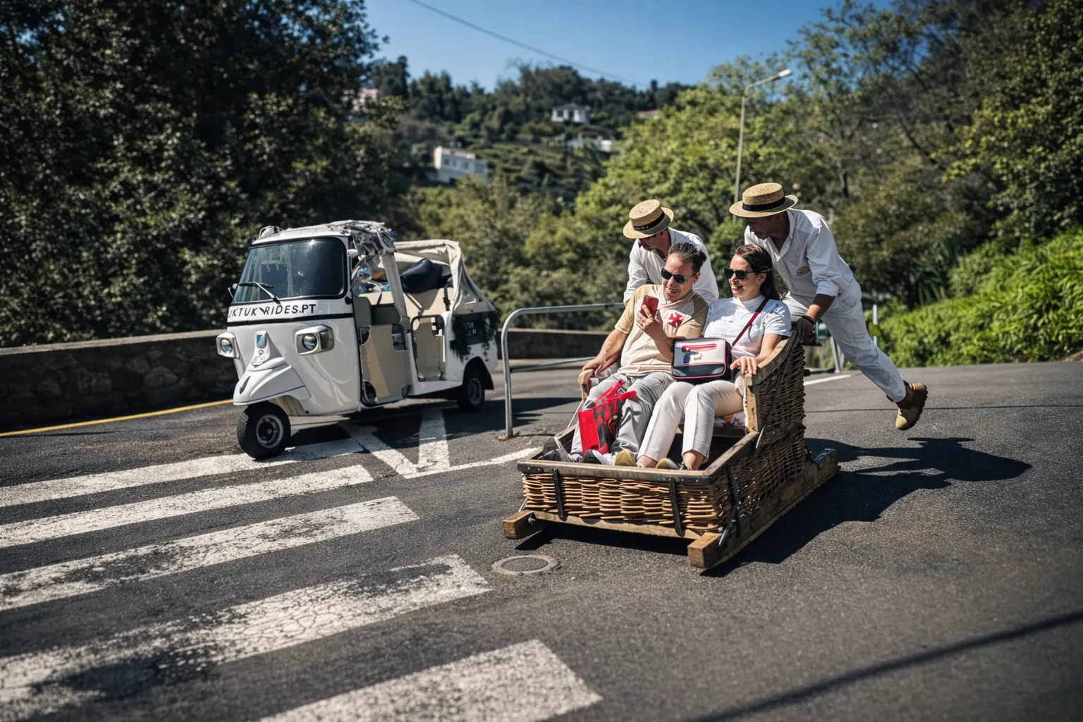 Monte Toboggan experience in Madeira